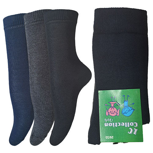 Calzini da bambini in caldo cotone, calze corte da bambino ragazzi, Confezione da 6 Paia - Made in Italy